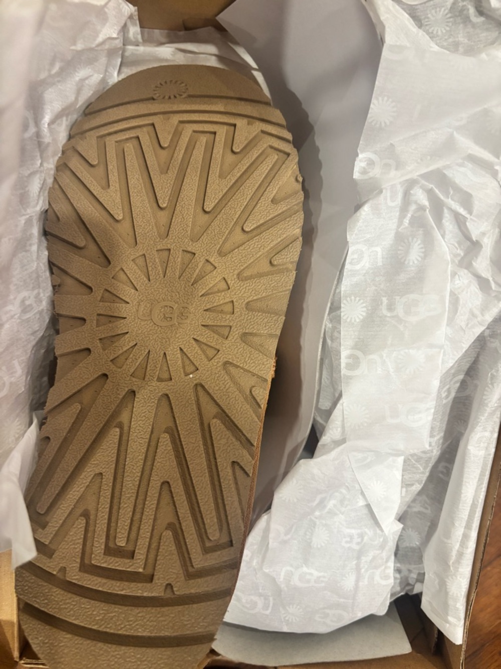 UGG Chestnut Mary Jane Slip-On Women’s 8/Kid’s 6 - Picture 5 of 7